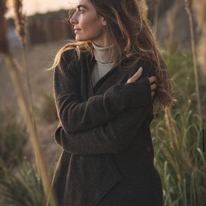 Women’s wool wrap Betabrand!
